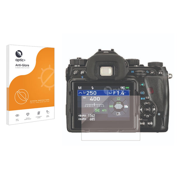 Optic+ Anti-Glare Screen Protector for Pentax K-3 Mark III Monochrome