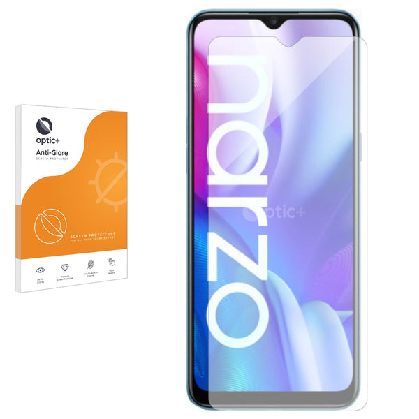 Optic+ Anti-Glare Screen Protector for realme Narzo  20A