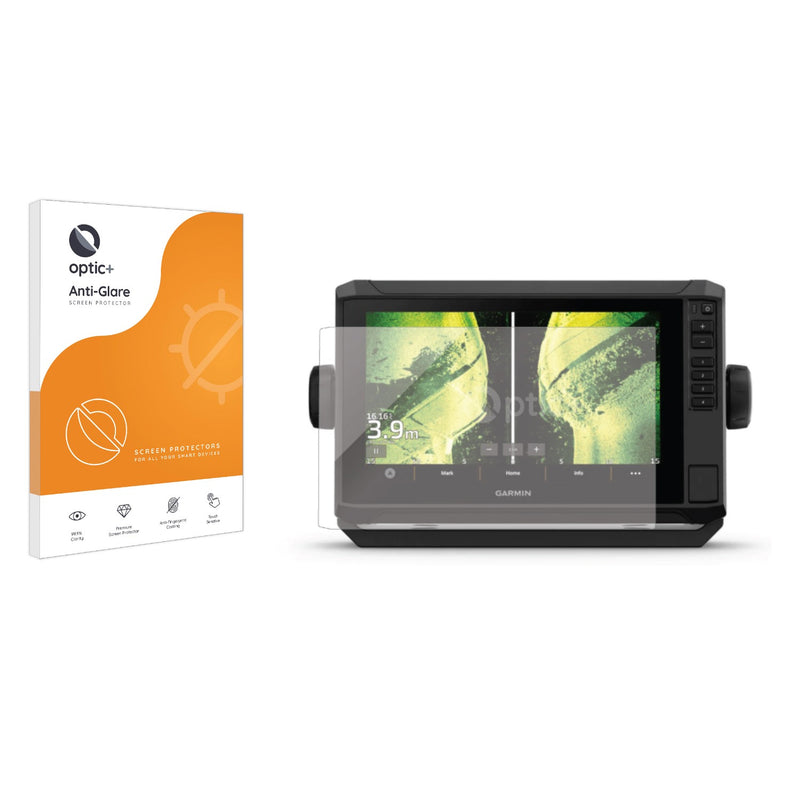 Optic+ Anti-Glare Screen Protector for Garmin UHD2 9" Chartplotter