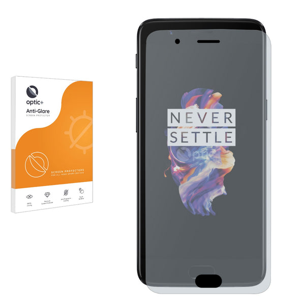 Optic+ Anti-Glare Screen Protector for OnePlus 5