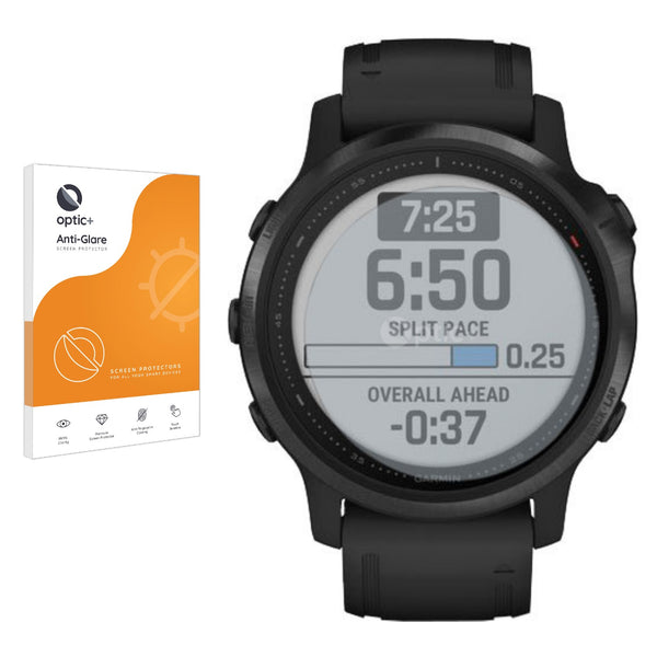 Optic+ Anti-Glare Screen Protector for Garmin Fenix 6S Pro