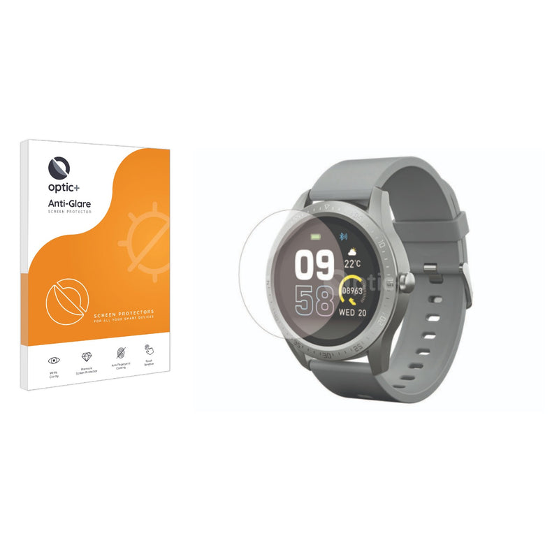 Optic+ Anti-Glare Screen Protector for SilverCrest Fitness-Smartwatch