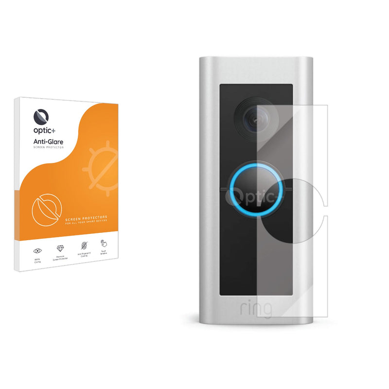 Optic+ Anti-Glare Screen Protector for Ring Video Doorbell Pro (Version 2)
