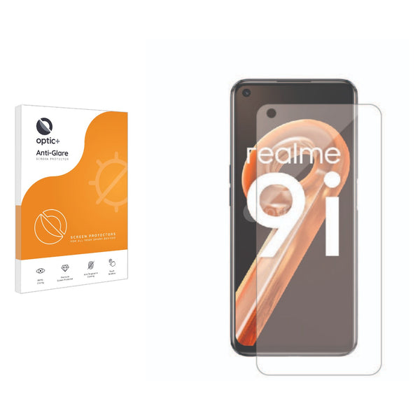 Optic+ Anti-Glare Screen Protector for Realme 9i