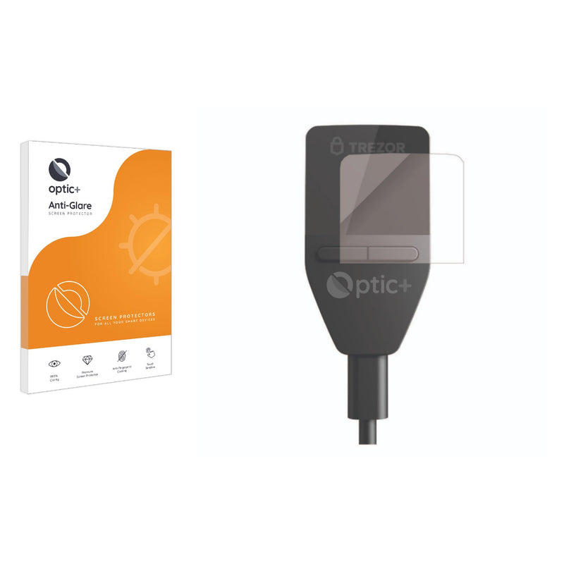 Optic+ Anti-Glare Screen Protector for Trezor Safe 3