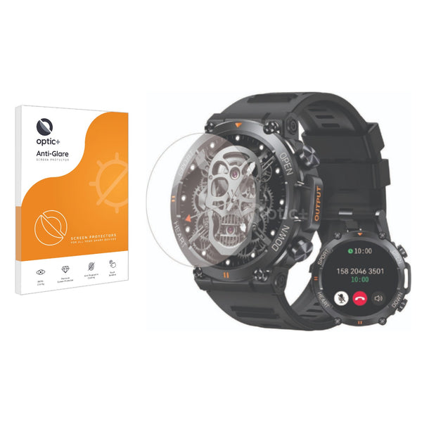 Optic+ Anti-Glare Screen Protector for bedee Smartwatch 1.39"