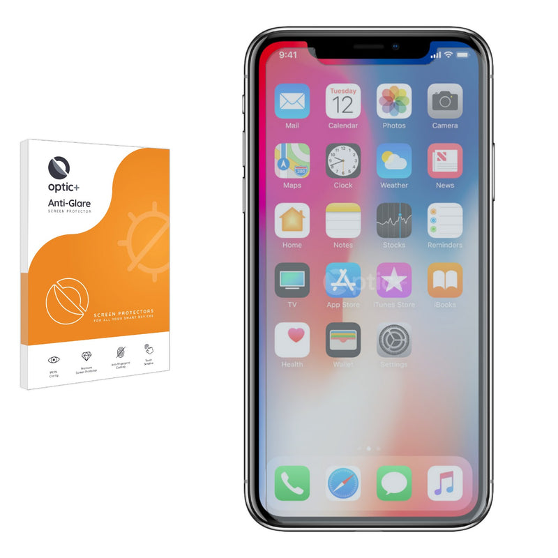 Optic+ Anti-Glare Screen Protector for Apple iPhone X