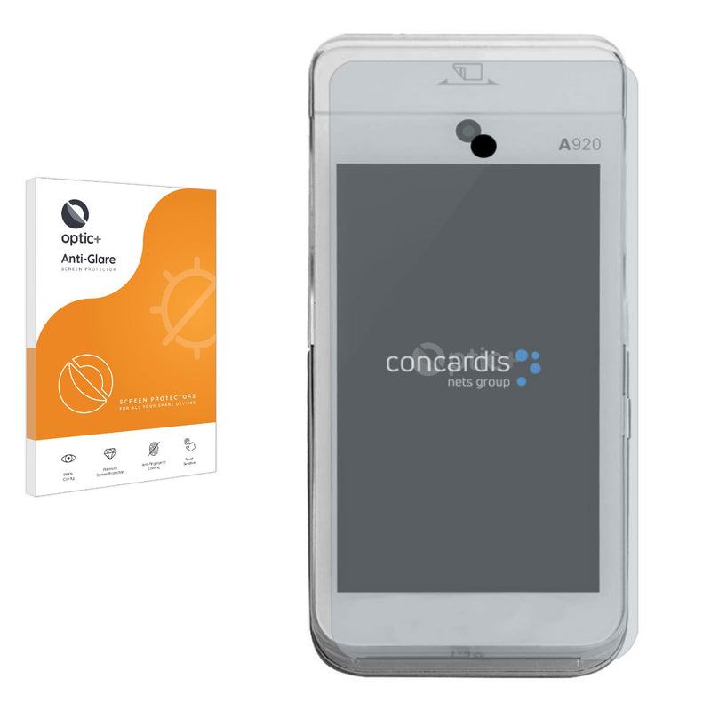 Optic+ Anti-Glare Screen Protector for Concardis Mobile A920