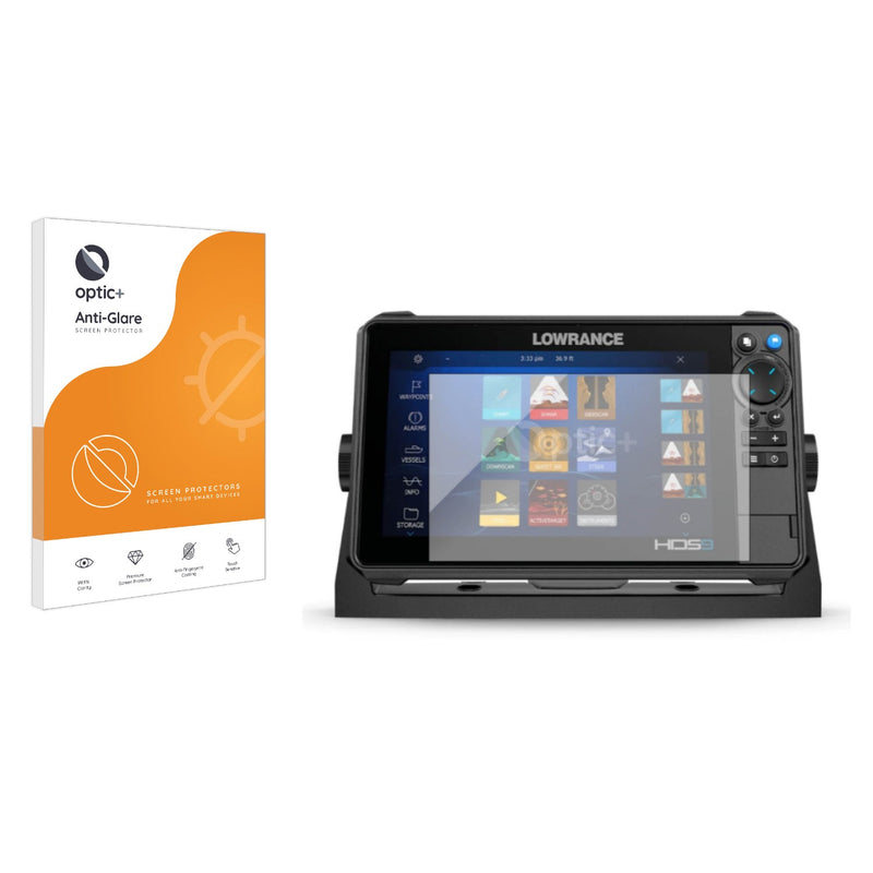 Optic+ Anti-Glare Screen Protector for Lowrance HDS PRO 9 