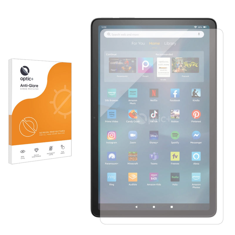 Optic+ Anti-Glare Screen Protector for Amazon Fire Max 11