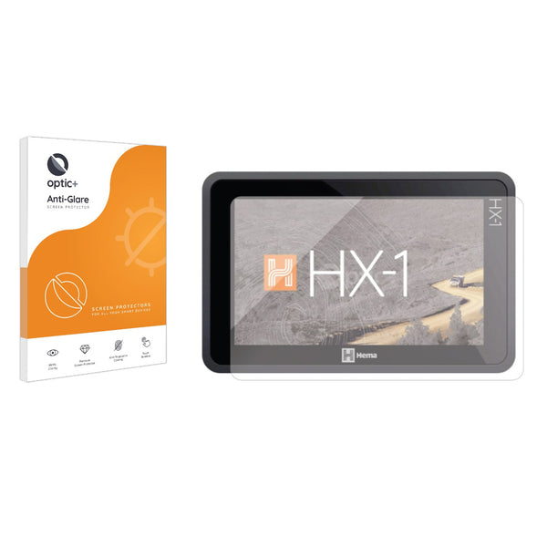 Optic+ Anti-Glare Screen Protector for Hema HX-1 Navigator