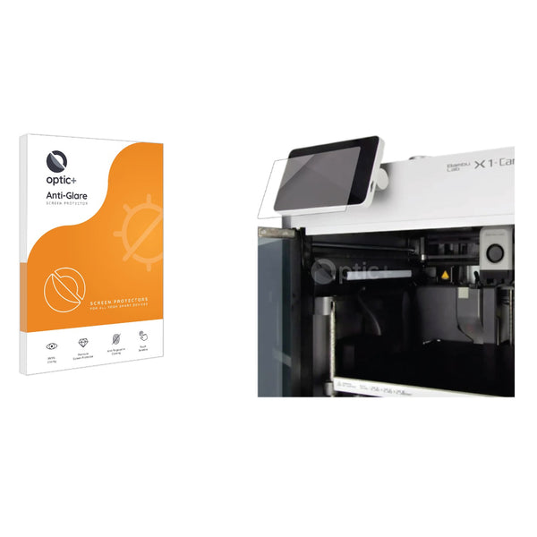 Optic+ Anti-Glare Screen Protector for Bambu Lab X1-Carbon 3D Printer