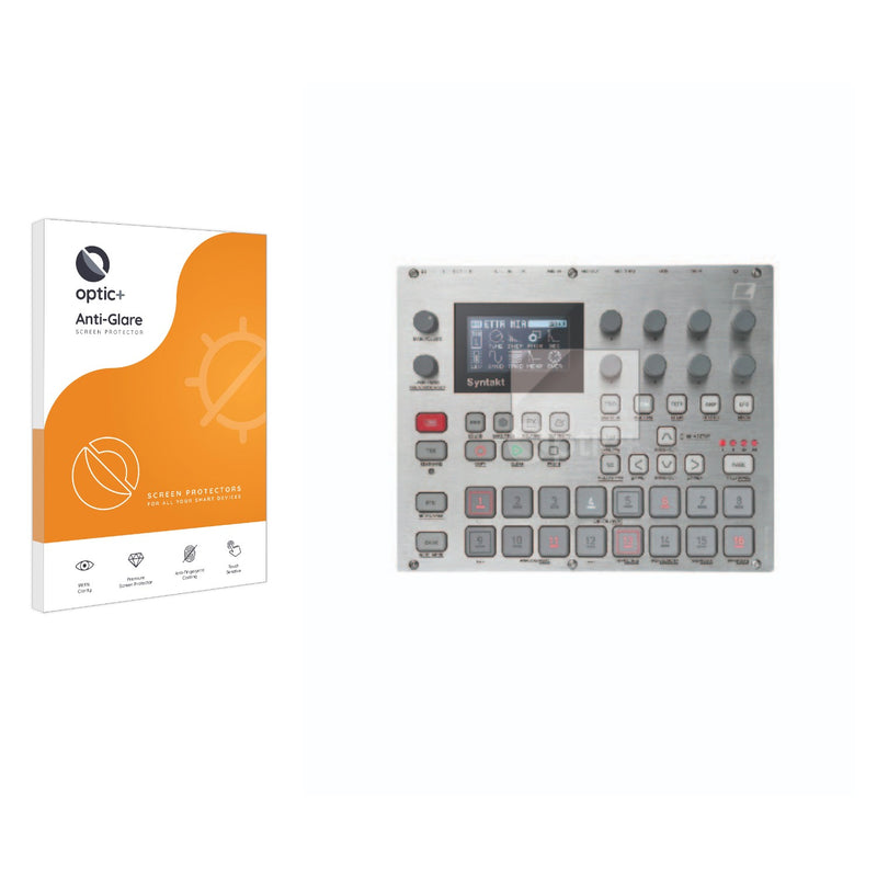 Optic+ Anti-Glare Screen Protector for Elektron Syntakt E25 Remix Edition