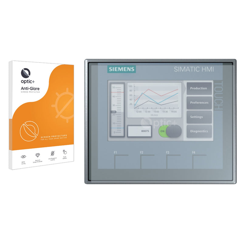 Optic+ Anti-Glare Screen Protector for Siemens Simatic HMI KTP 400 Basic