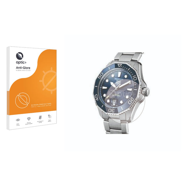 Optic+ Anti-Glare Screen Protector for TAG Heuer Aquaracer (43 mm) (runde Aussparung)