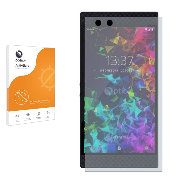 Optic+ Anti-Glare Screen Protector for Razer Phone 2