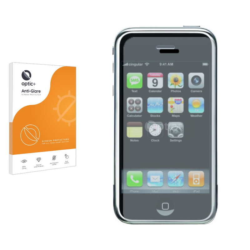 Optic+ Anti-Glare Screen Protector for Apple iPhone 2G