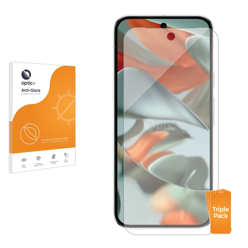 3pk Optic+ Anti-Glare Screen Protectors for Google Pixel 9 Pro XL