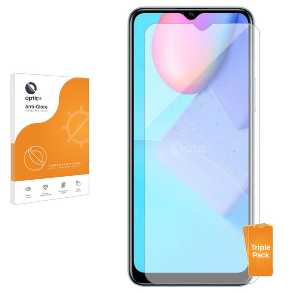 3pk Optic+ Anti-Glare Screen Protectors for Vivo Y12s 2021