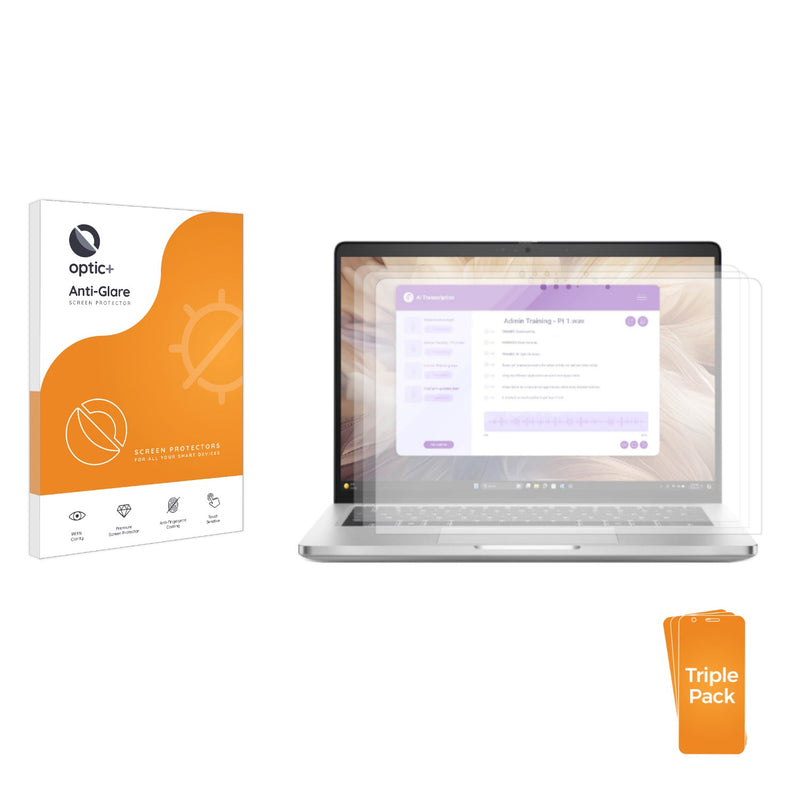 3-pack of Anti-Glare Screen Protectors for Dell Pro 14 Plus 2-in-1 (Touch)