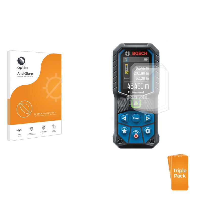3-pack of Anti-Glare Screen Protectors for Bosch GLM 50-23