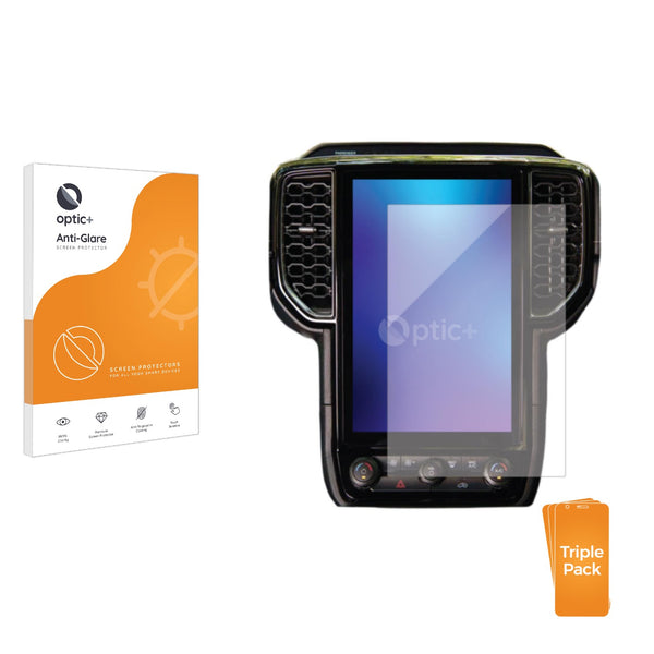 3-pack of Anti-Glare Screen Protectors for Ford Ranger XLT 10.1" (2024 - 2025)