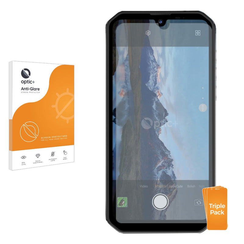 3pk Optic+ Anti-Glare Screen Protectors for Blackview BV9900