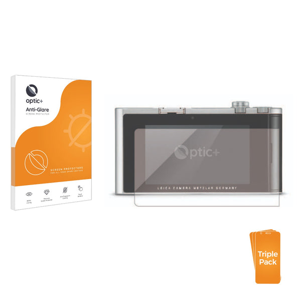 3pk Optic+ Anti-Glare Screen Protectors for Leica TL2