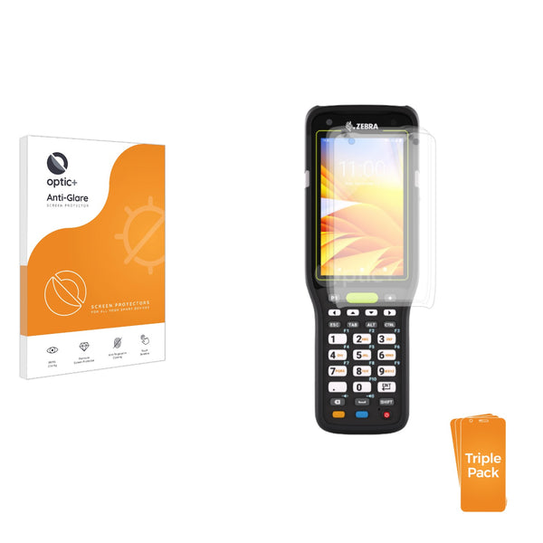 3-pack of Anti-Glare Screen Protectors for Zebra MC3450