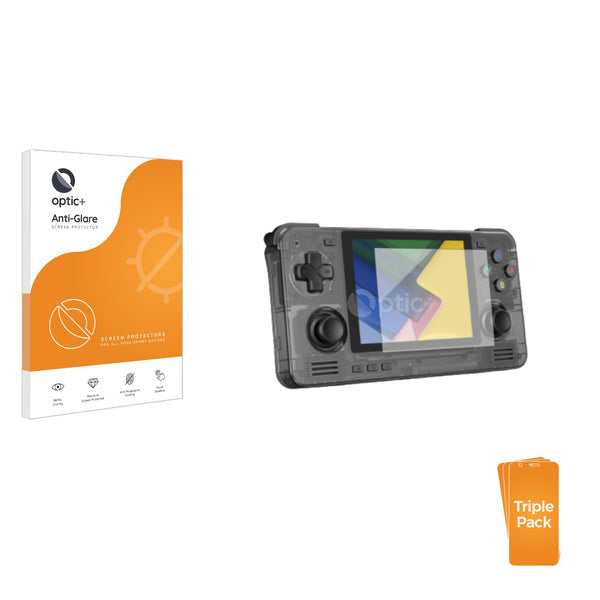 3pk Optic+ Anti-Glare Screen Protectors for Retroid Pocket 2S Handheld