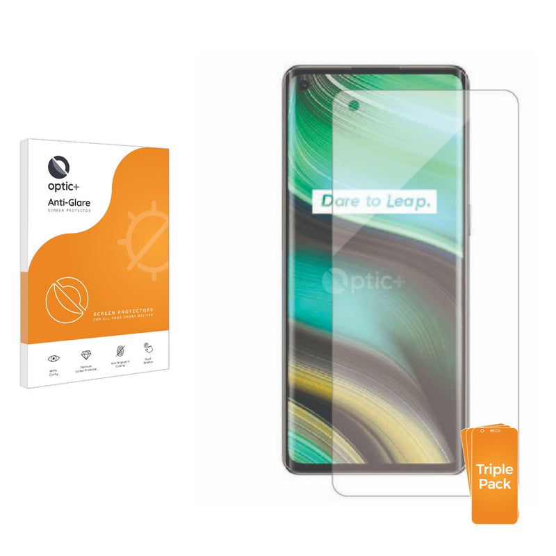 3pk Optic+ Anti-Glare Screen Protectors for Realme GT 2