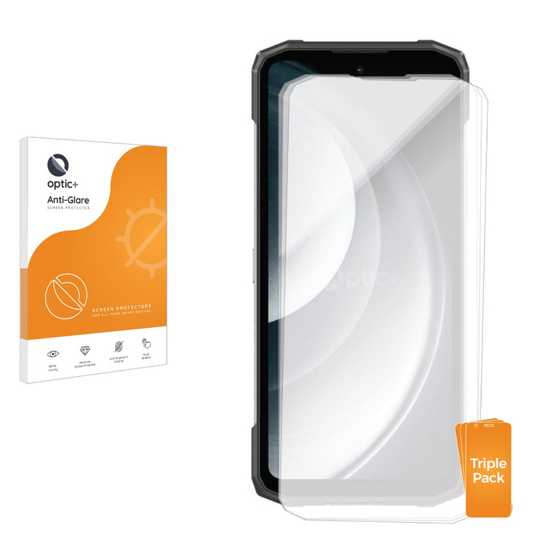 3-pack of Anti-Glare Screen Protectors for Doogee Blade 10 Power
