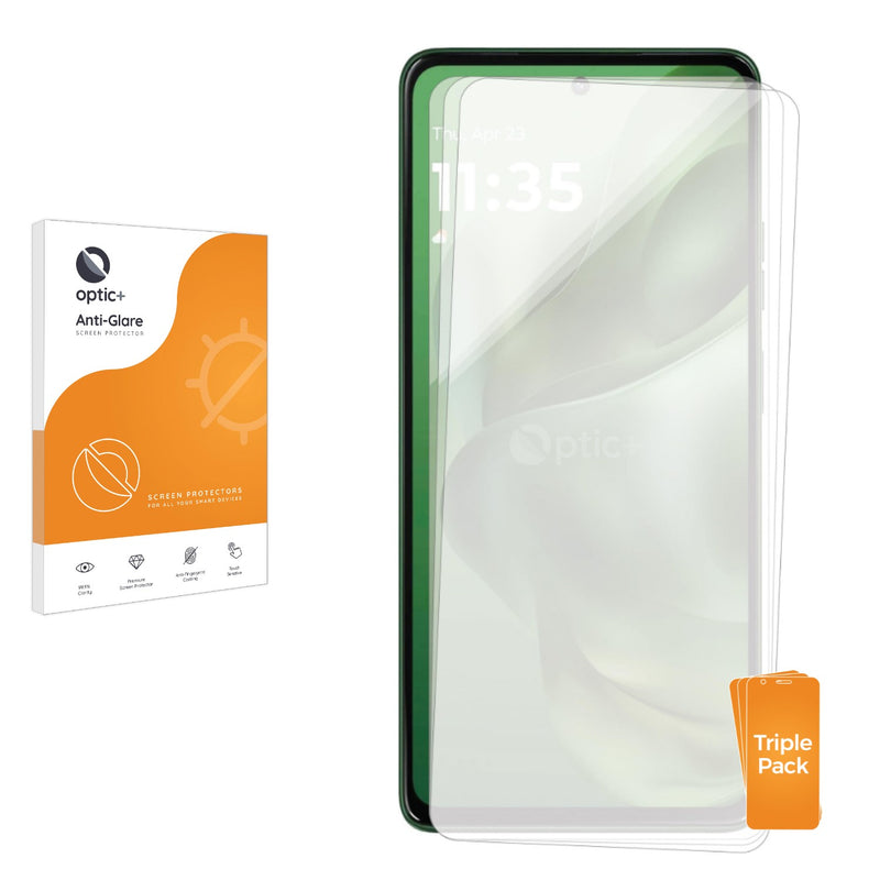 3-pack of Anti-Glare Screen Protectors for Motorola Moto G Power (2025)