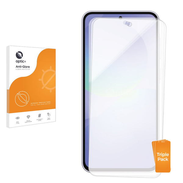 3-pack of Anti-Glare Screen Protectors for Samsung Galaxy A36