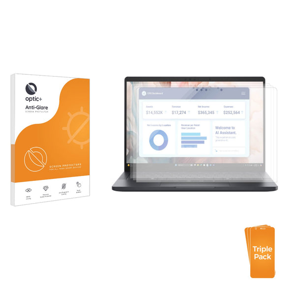 3-pack of Anti-Glare Screen Protectors for Dell Pro 13 Premium