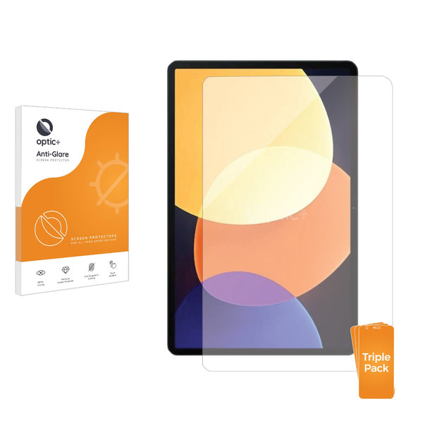 3pk Optic+ Anti-Glare Screen Protectors for Xiaomi Redmi Pad