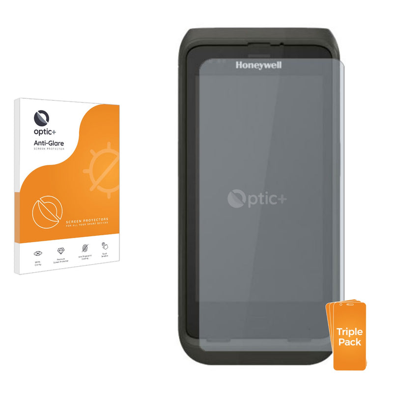 3pk Optic+ Anti-Glare Screen Protectors for Honeywell CT45