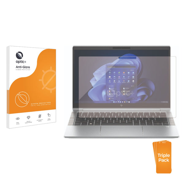 3pk Optic+ Anti-Glare Screen Protectors for HP EliteBook 630 G10