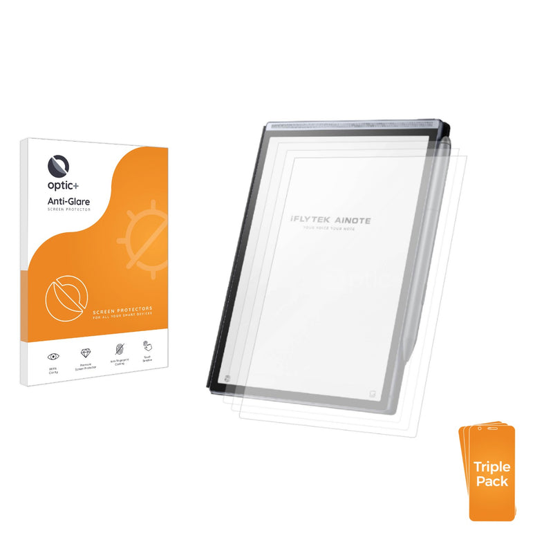 3-pack of Anti-Glare Screen Protectors for iflytek Ainote Air 2