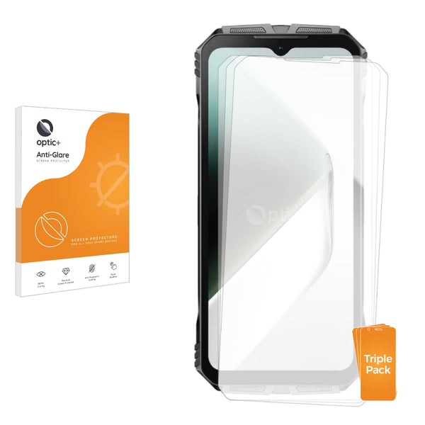 3-pack of Anti-Glare Screen Protectors for Doogee S Cyber Pro