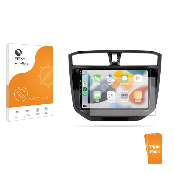 3pk Optic+ Anti-Glare Screen Protectors for LDV T60 T60e Infotainment System