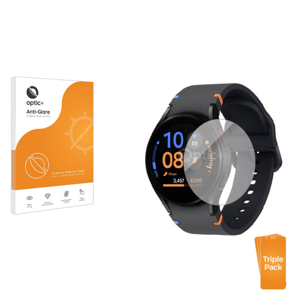 3pk Optic+ Anti-Glare Screen Protectors for Samsung Galaxy  Watch FE