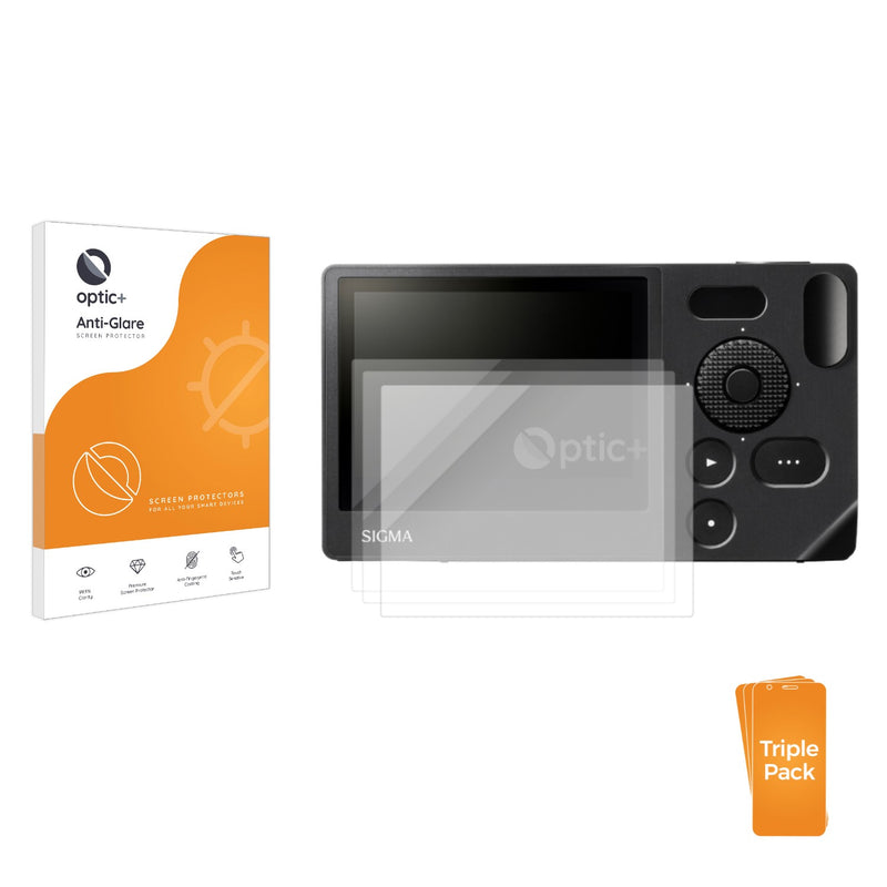 3-pack of Anti-Glare Screen Protectors for Sigma BF