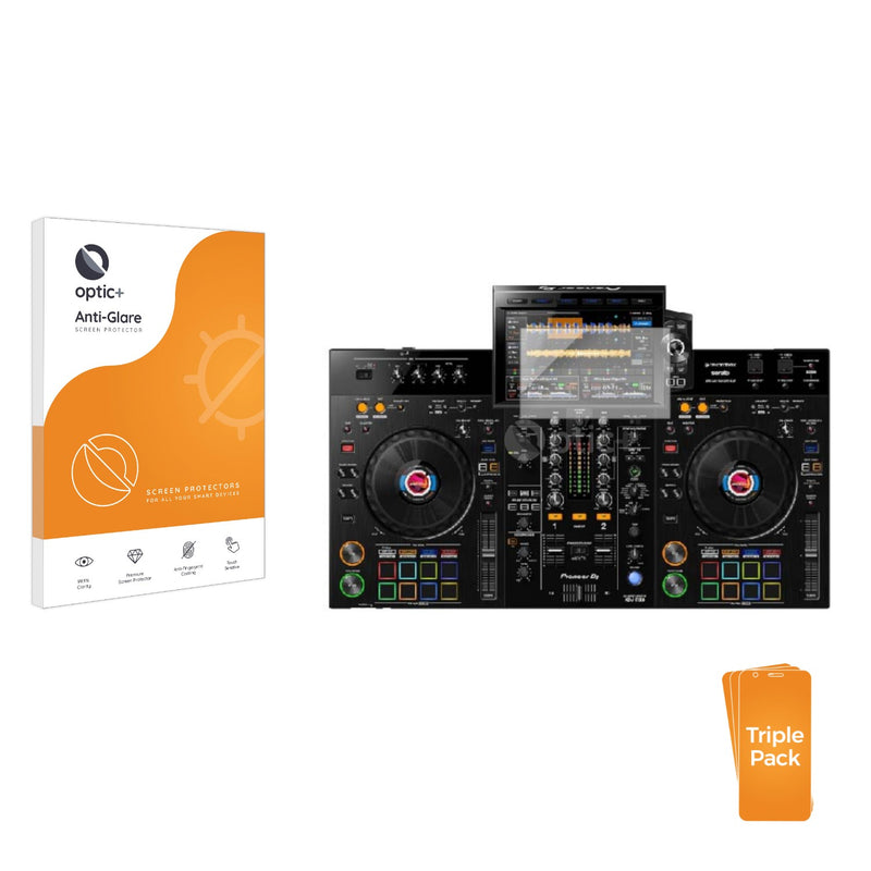 3pk Optic+ Anti-Glare Screen Protectors for Pioneer DJS -1000