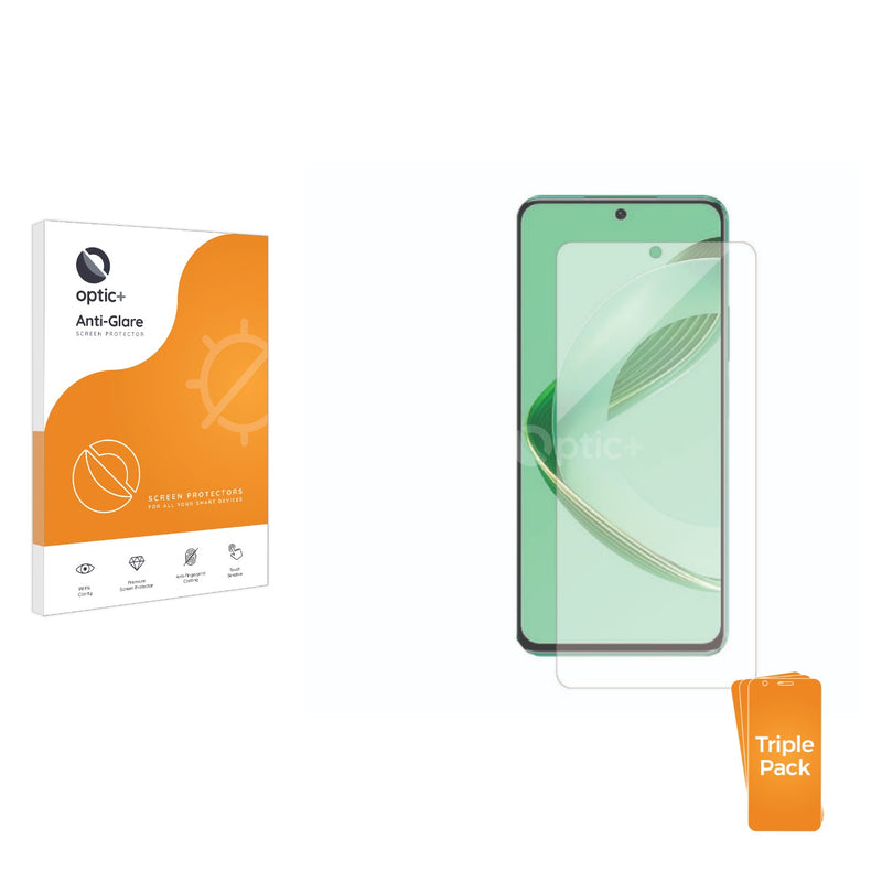 3pk Optic+ Anti-Glare Screen Protectors for Huawei Nova 12 SE