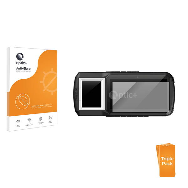 3pk Optic+ Anti-Glare Screen Protectors for Coppernic ID Platform FAP20 (2nd Gen)