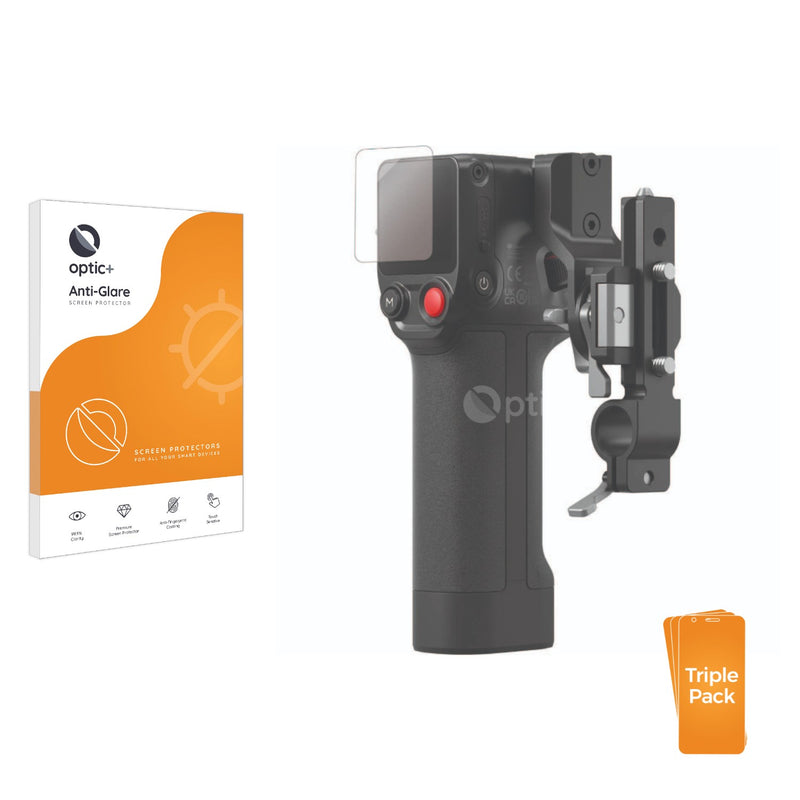 3pk Optic+ Anti-Glare Screen Protectors for DJI Focus Pro Grip