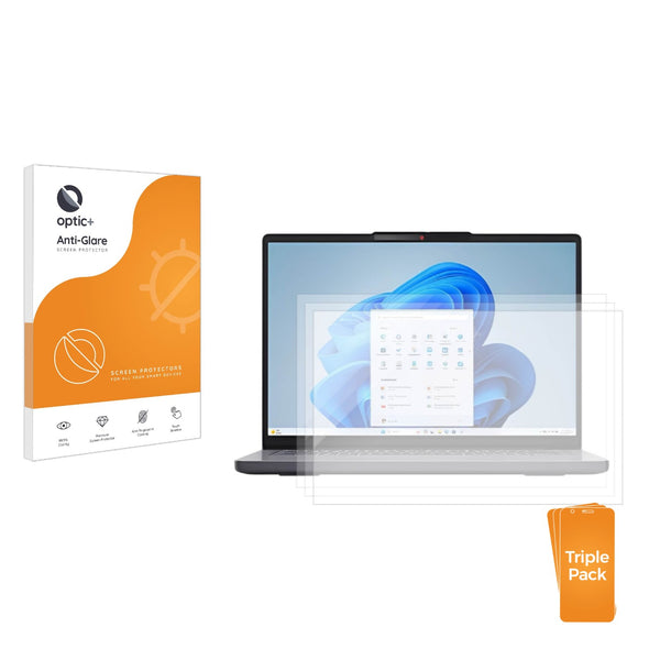 3-pack of Anti-Glare Screen Protectors for Lenovo IdeaPad Slim 3 (Gen 10) 15"