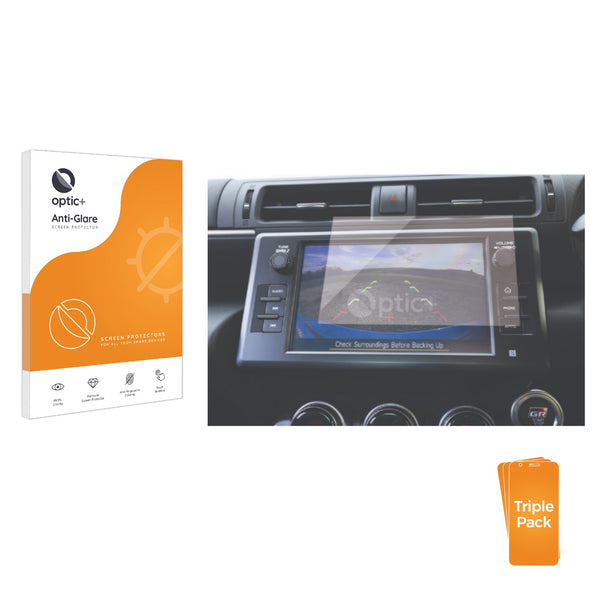 3pk Optic+ Anti-Glare Screen Protectors for Toyota GR86 2024 Infotainment System