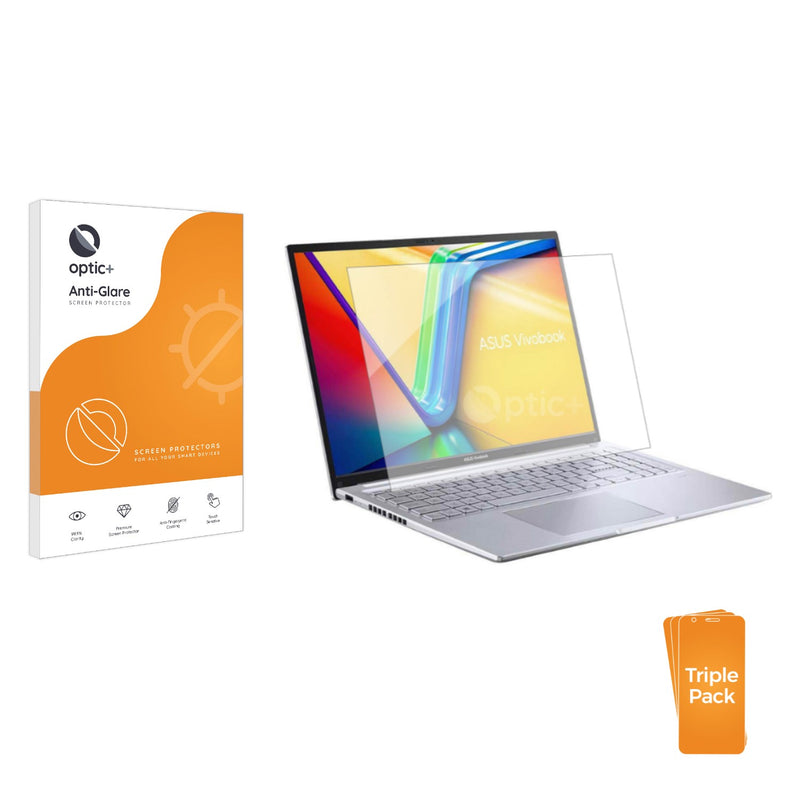 3pk Optic+ Anti-Glare Screen Protectors for Asus Vivobook 16